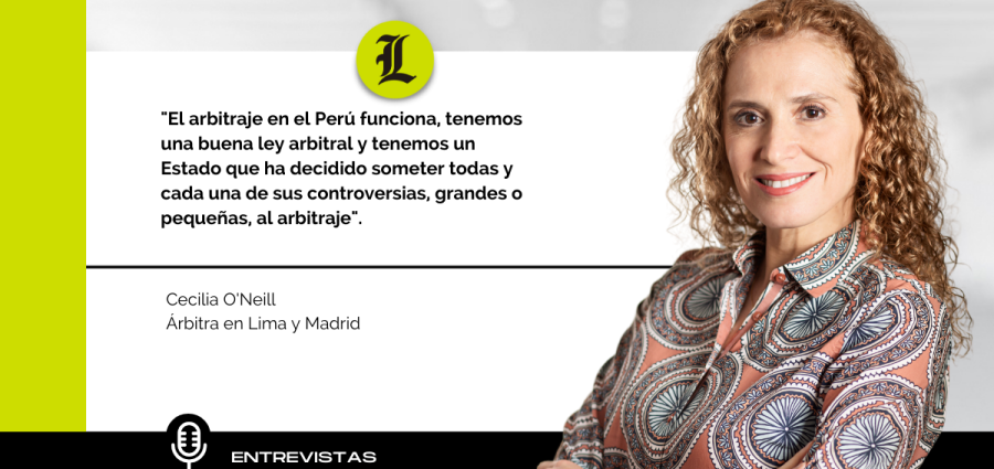 Aparición en medios: Cecilia O'Neill para Líder Legal